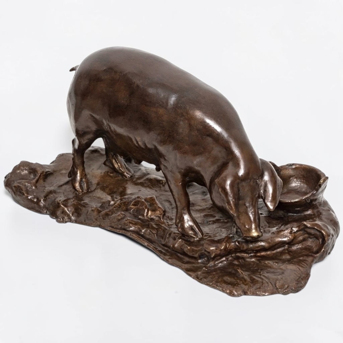 Sculpture - Sow , Tommaso Campaiola - Bronze -photo-2