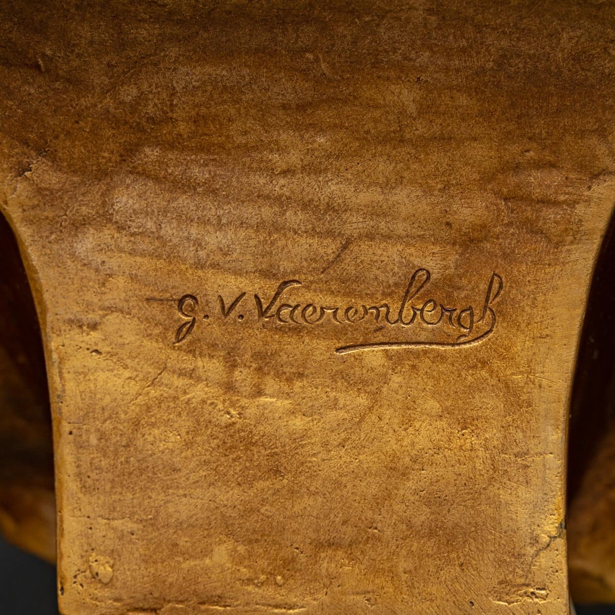 Sculpture - Buste "Jeune Femme À La Couronne De Lauriers" , Gustave Van Vaerenbergh (1873-1927)-photo-6