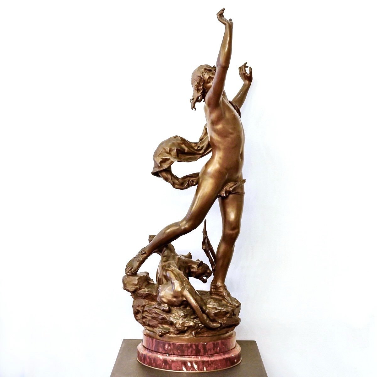 Sculpture - Orphée Aux Enfers  , Charles Raoul Verlet (1857-1923) - Bronze ​​​​​​​ -photo-1