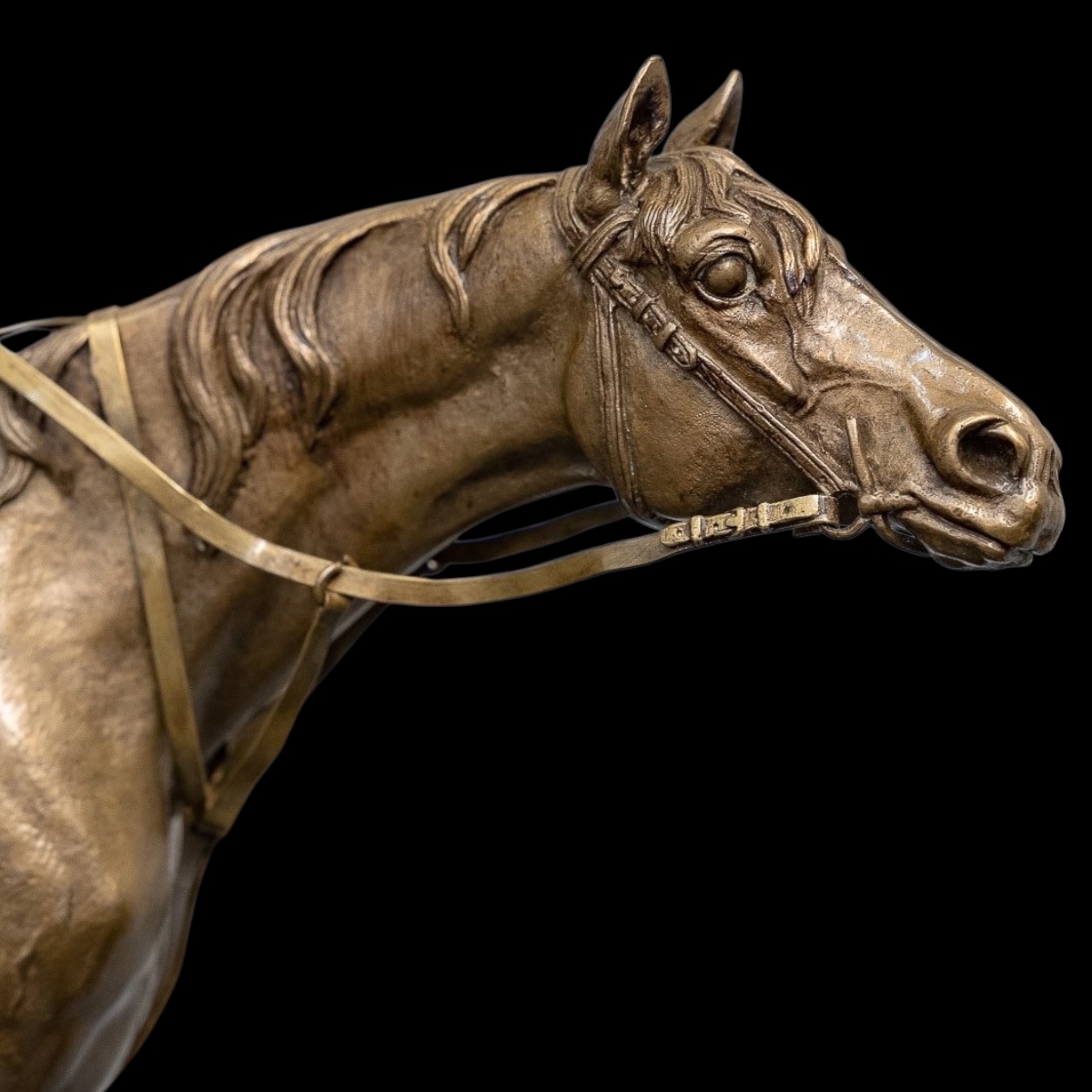 Sculpture - Jockey And His Horse " Before The Race " , Jules Moigniez (1835-1894) - Bronze-photo-3