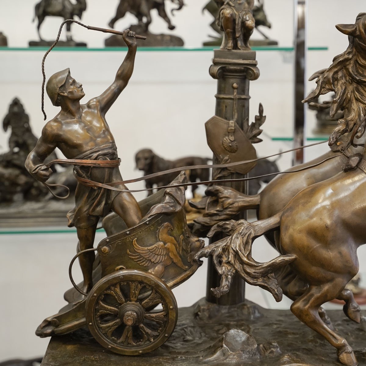 Sculpture - " Ave Cesar Te Victor Salvet ",  Emile - Louis Picault (1833-1915) -photo-3