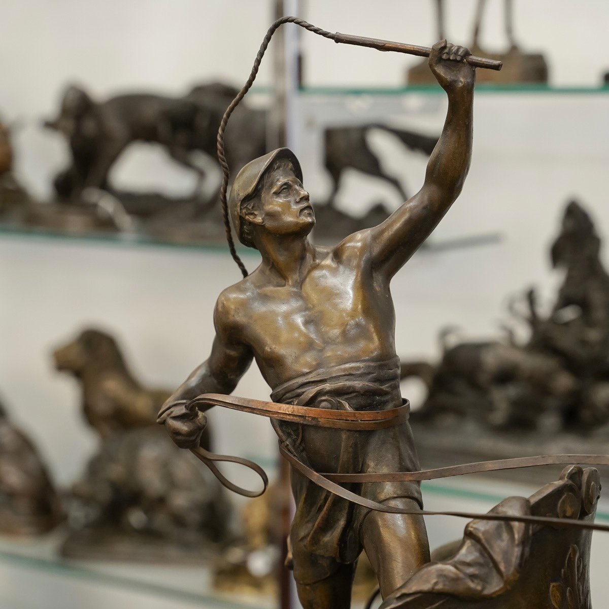 Sculpture - " Ave Cesar Te Victor Salvet ",  Emile - Louis Picault (1833-1915) -photo-3