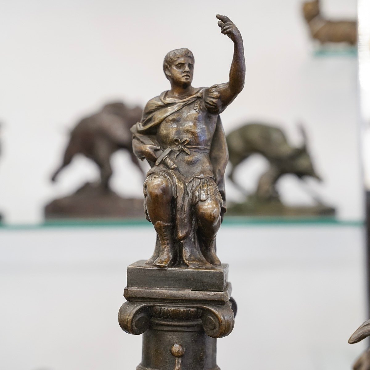 Sculpture - " Ave Cesar Te Victor Salvet ",  Emile - Louis Picault (1833-1915) -photo-5