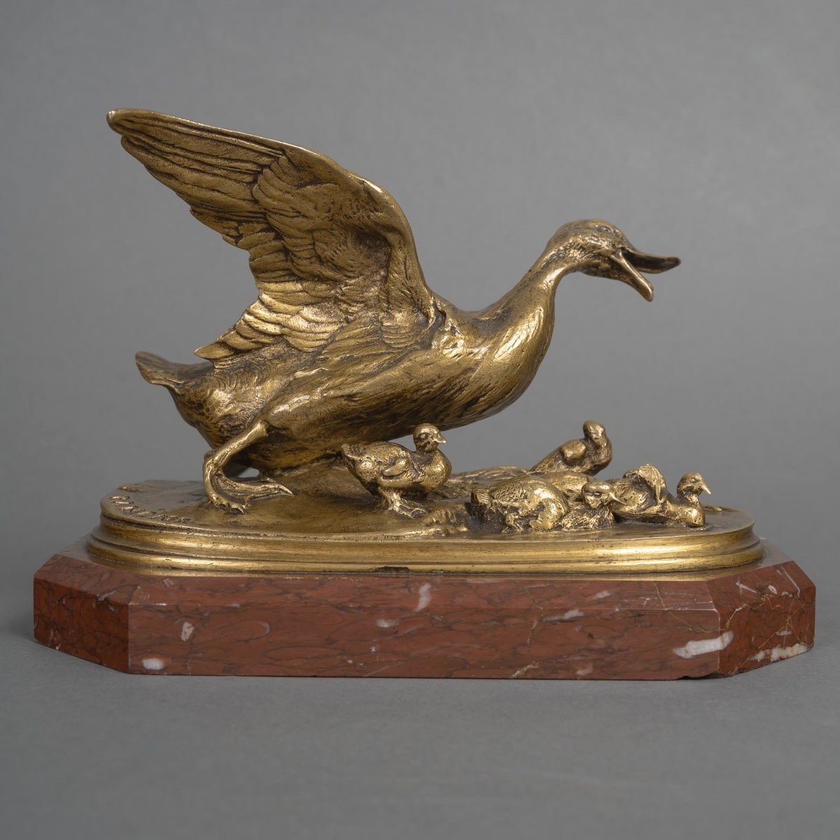 Famille de canards , Pierre -Jules Mêne (1810-1879)-photo-4