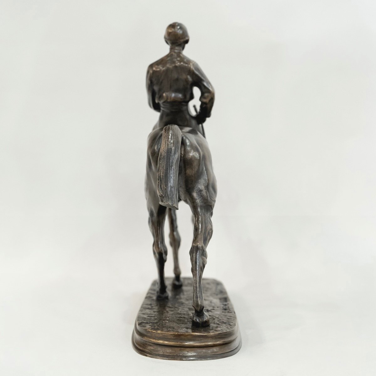 Sculpture - Jockey à Cheval N°2 , Pierre - Jules Mêne (1810-1879)-photo-2