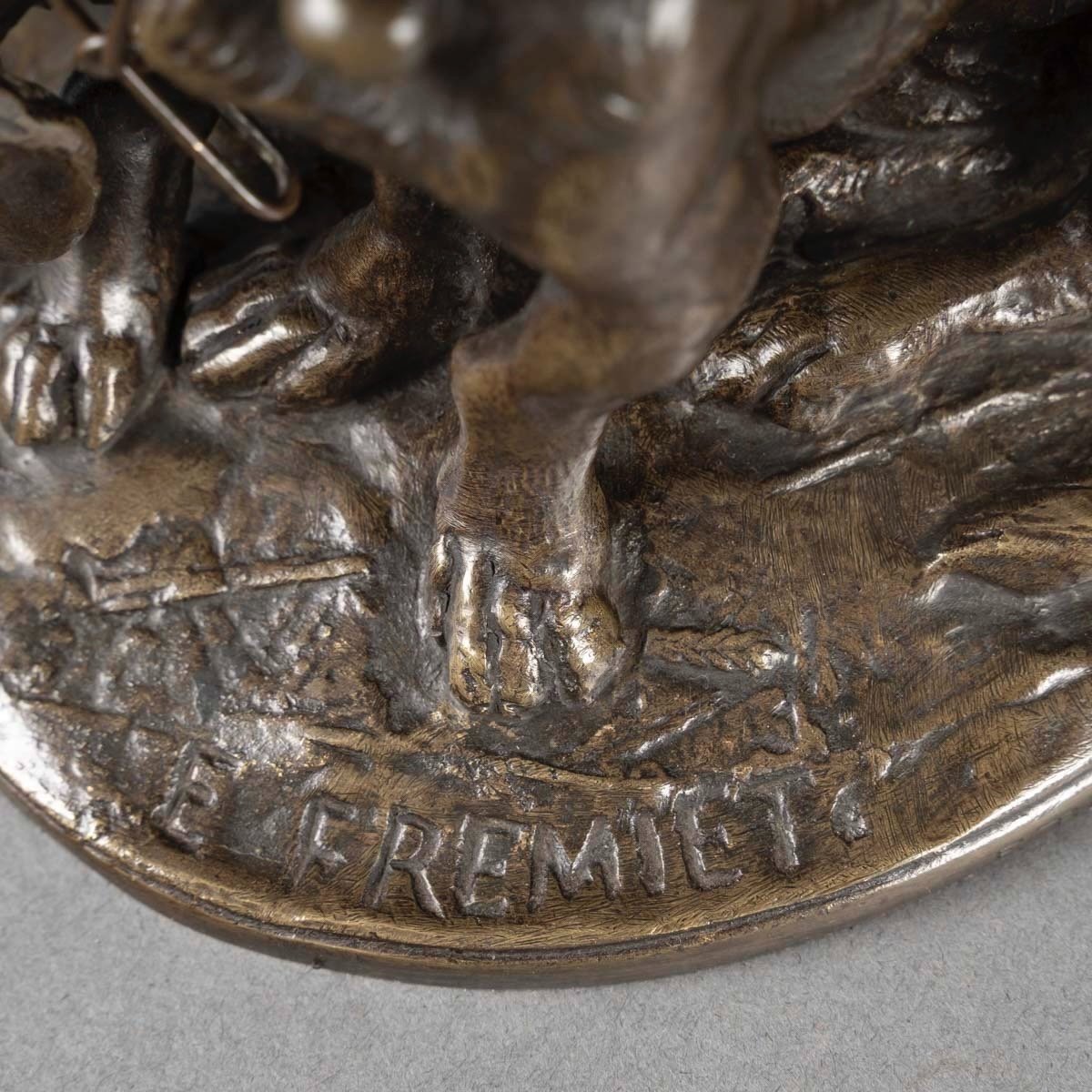 Group Of Bassets " Ravageot And Ravageode ", Emmanuel Fremiet (1824 -1910) - Bronze-photo-6