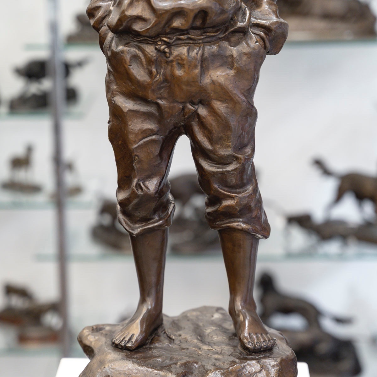 Sculpture - Mousse Siffleur , Auguste Moreau (1834-1917) - Bronze-photo-6