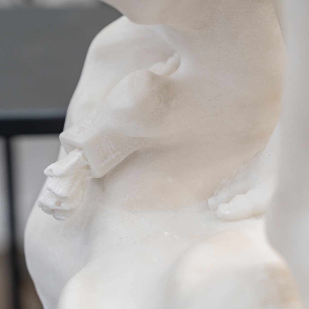Sculpture - Venus And Cupid , Guglielmo Puoi (1850-1915) - Marble-photo-7