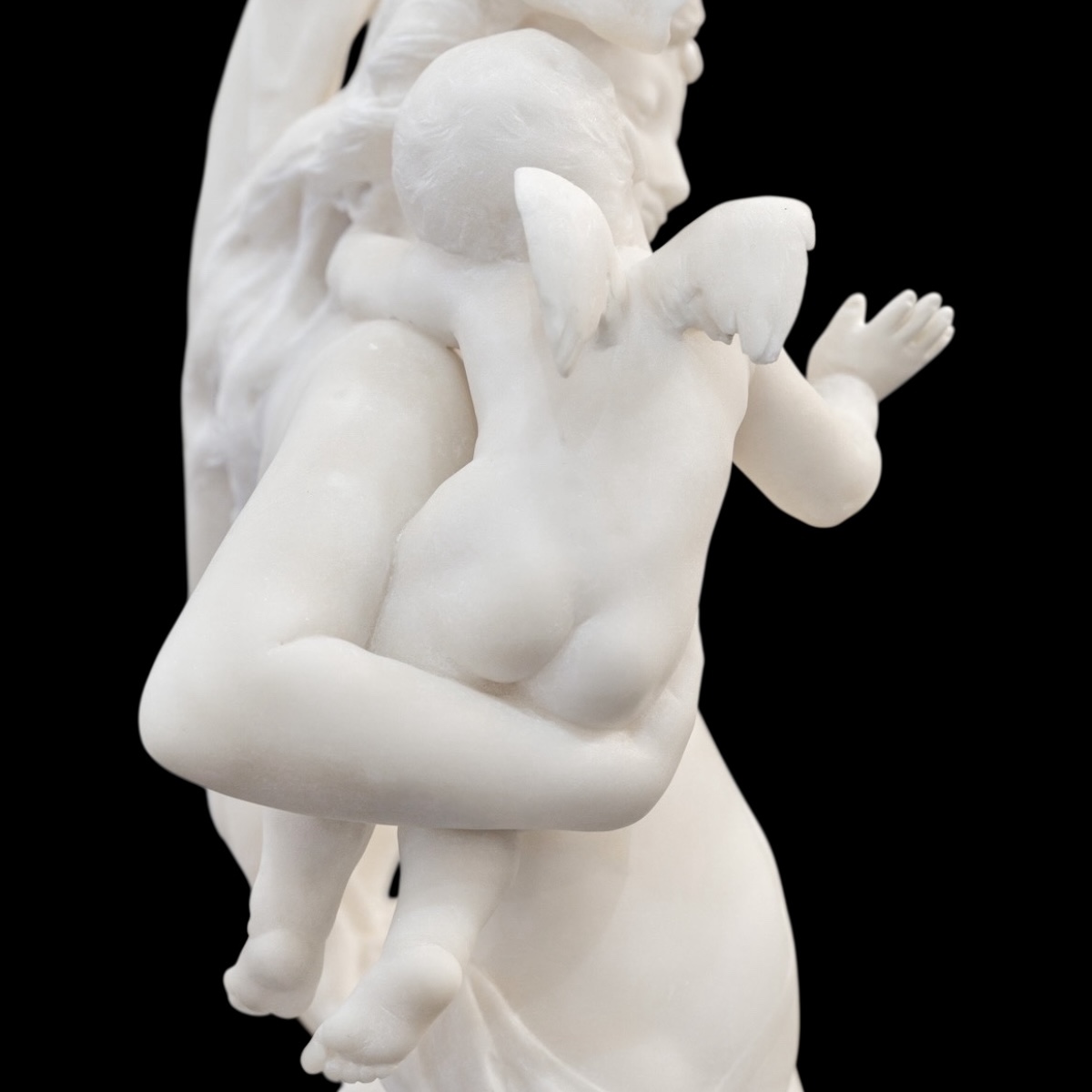 Sculpture - Venus And Cupid , Guglielmo Puoi (1850-1915) - Marble-photo-4
