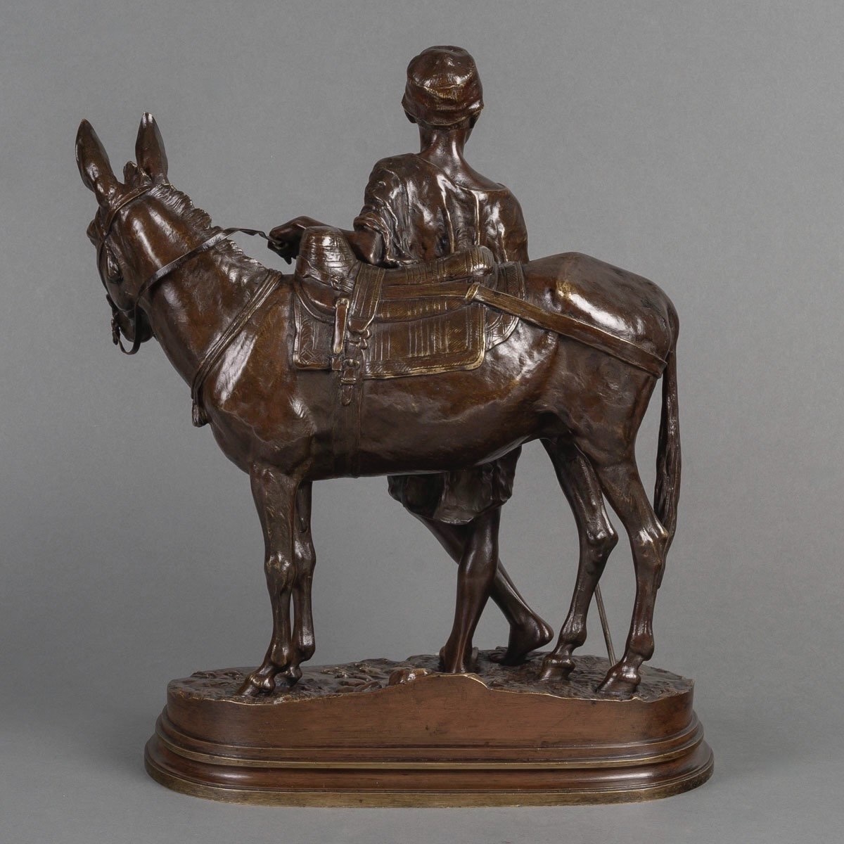 Sculpture - The Anier Of Cairo , Alfred Dubucand (1828-1894) - Bronze-photo-1