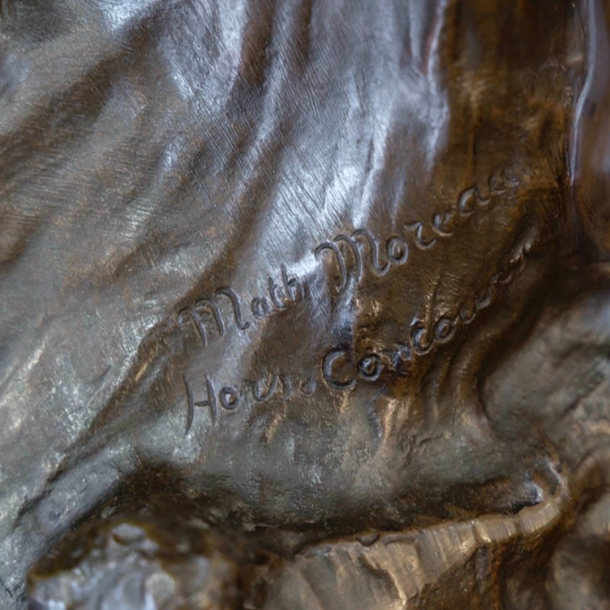 Sculpture - Élégante À La Lyre , Mathurin Moreau (1822-1912) - Bronze-photo-5