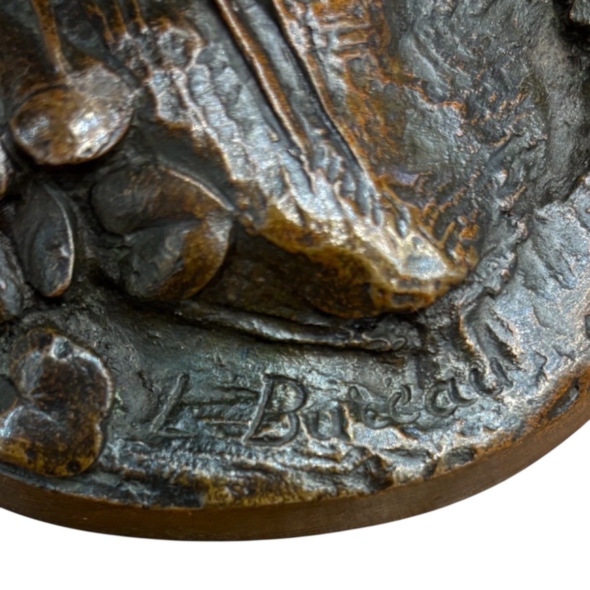 Sculpture - Groupe De Bécasses À La Grenouille , Léon Bureau (1866-1906) - Bronze-photo-4