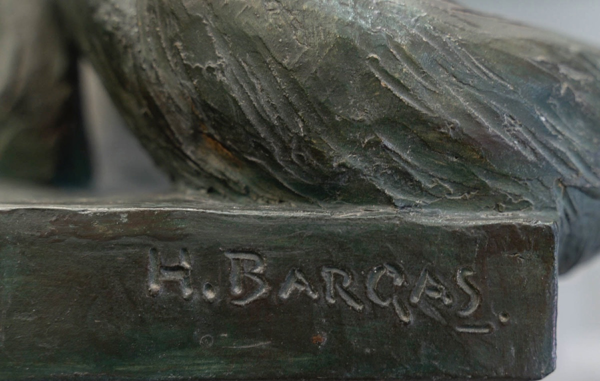 Sculpture - The Fox , Henri Bargas - Terracotta-photo-3