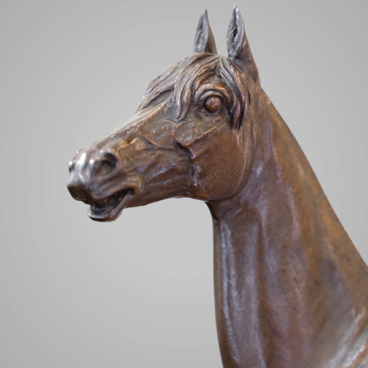 Sculpture - Le Cheval Kaolin , Alfred Dubucand (1828 - 1894) - Bronze-photo-3
