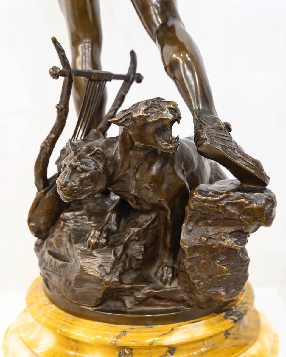 Sculpture - Orpheus In The Underworld, Charles Raoul Verlet (1857-1923) - Bronze-photo-4