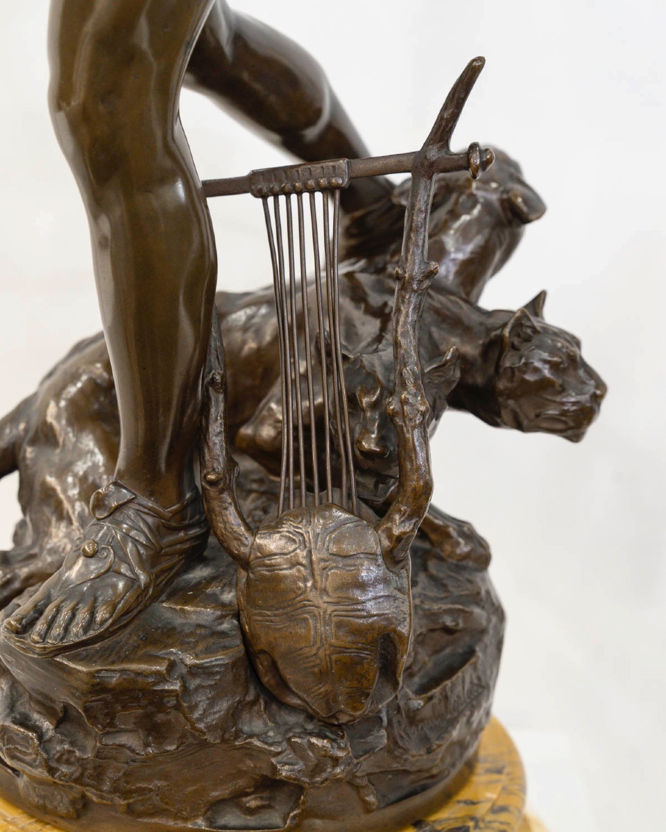 Sculpture - Orpheus In The Underworld, Charles Raoul Verlet (1857-1923) - Bronze-photo-1