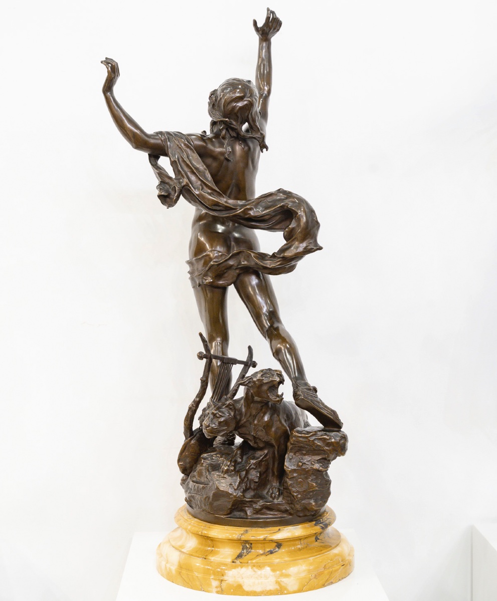 Sculpture - Orpheus In The Underworld, Charles Raoul Verlet (1857-1923) - Bronze-photo-2