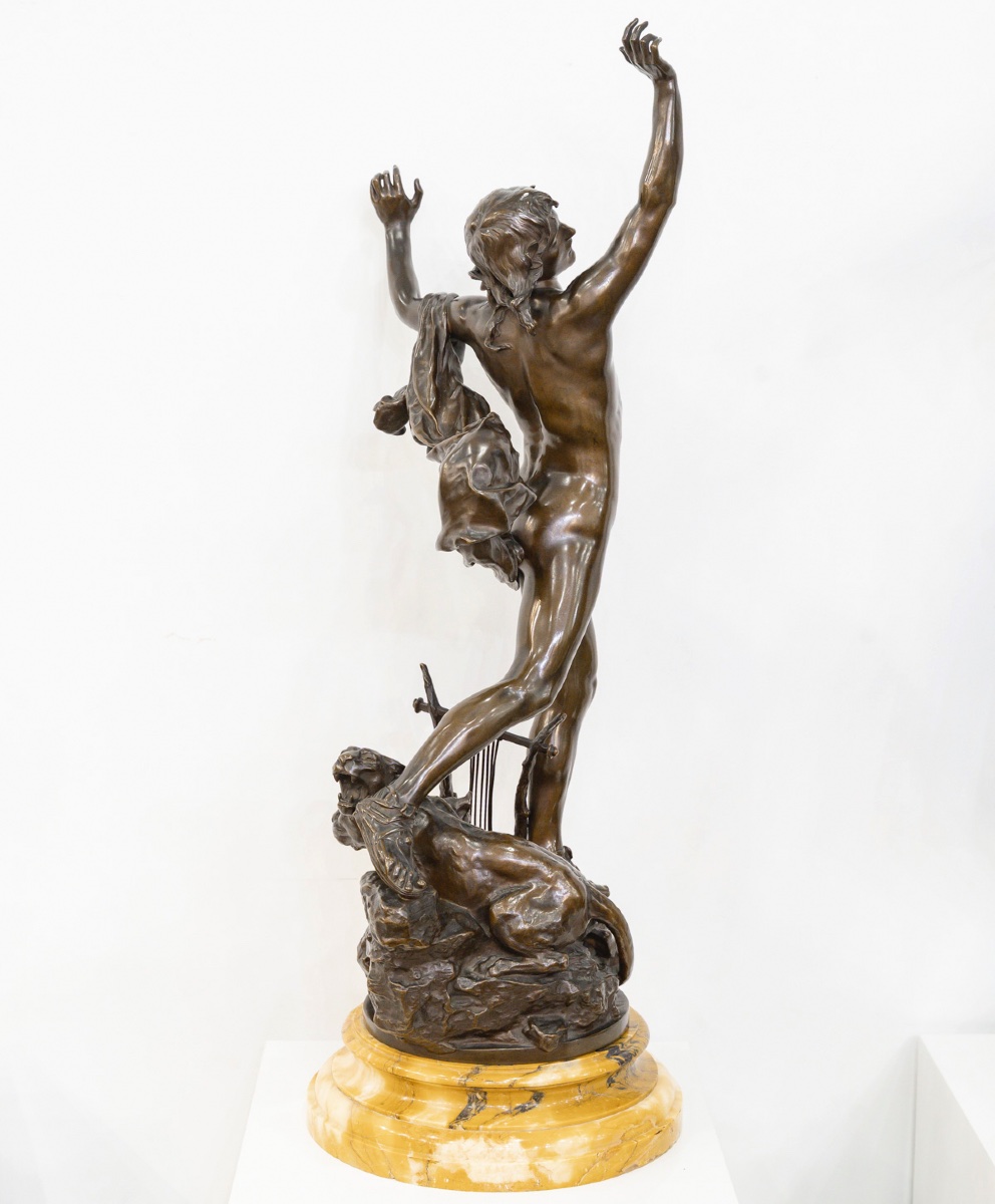 Sculpture - Orpheus In The Underworld, Charles Raoul Verlet (1857-1923) - Bronze-photo-4