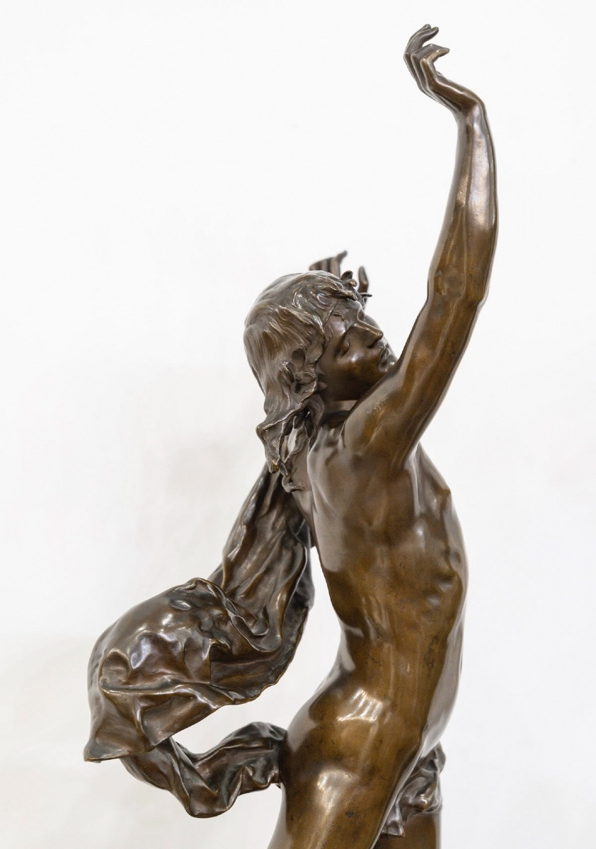 Sculpture - Orpheus In The Underworld, Charles Raoul Verlet (1857-1923) - Bronze-photo-5