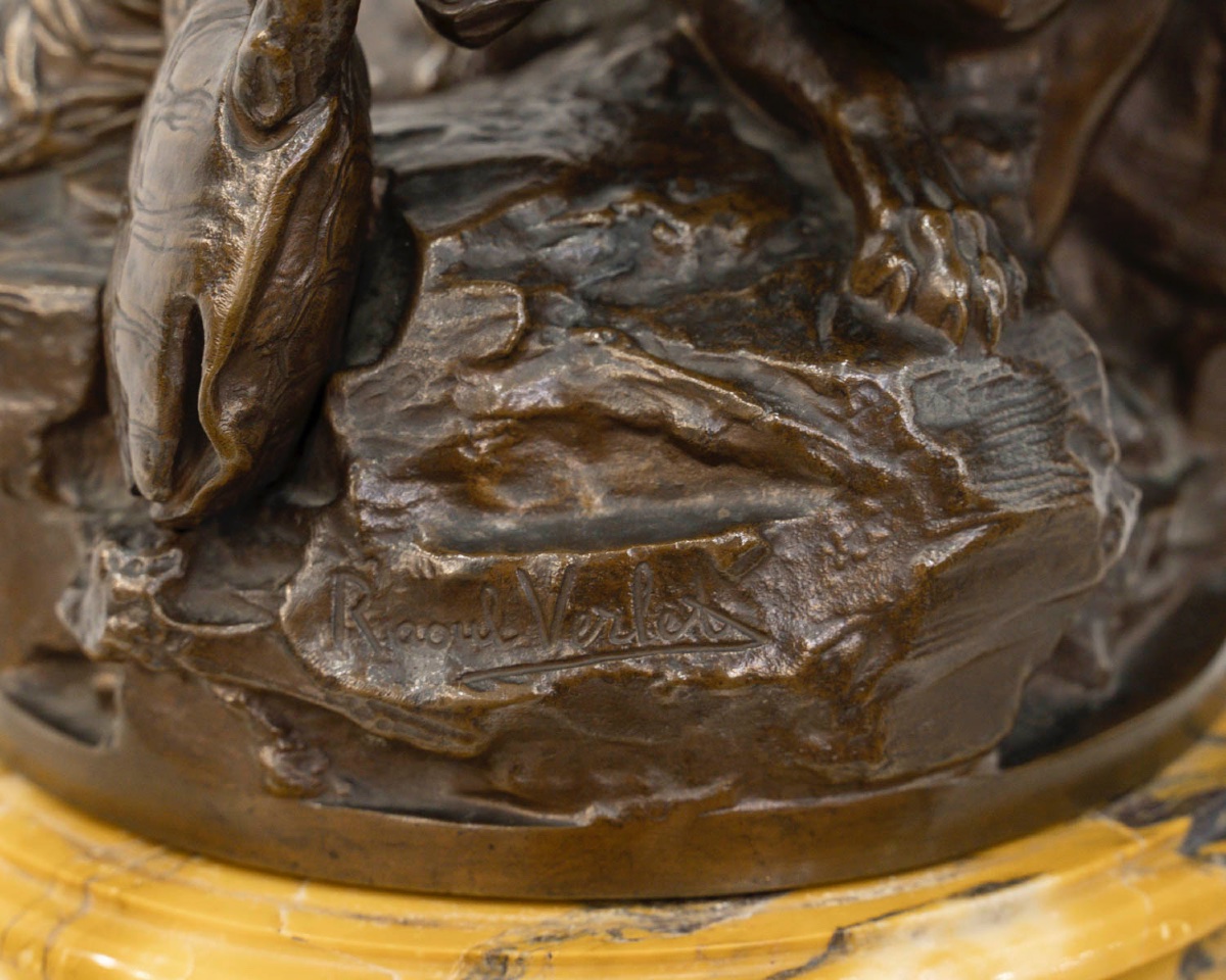 Sculpture - Orpheus In The Underworld, Charles Raoul Verlet (1857-1923) - Bronze-photo-7