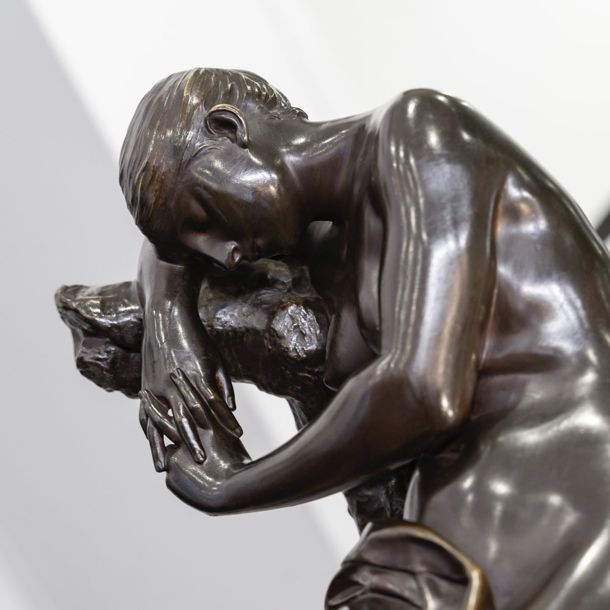 Sculpture - Sleep , Luca Madrassi (1848-1919) - Bronze-photo-4