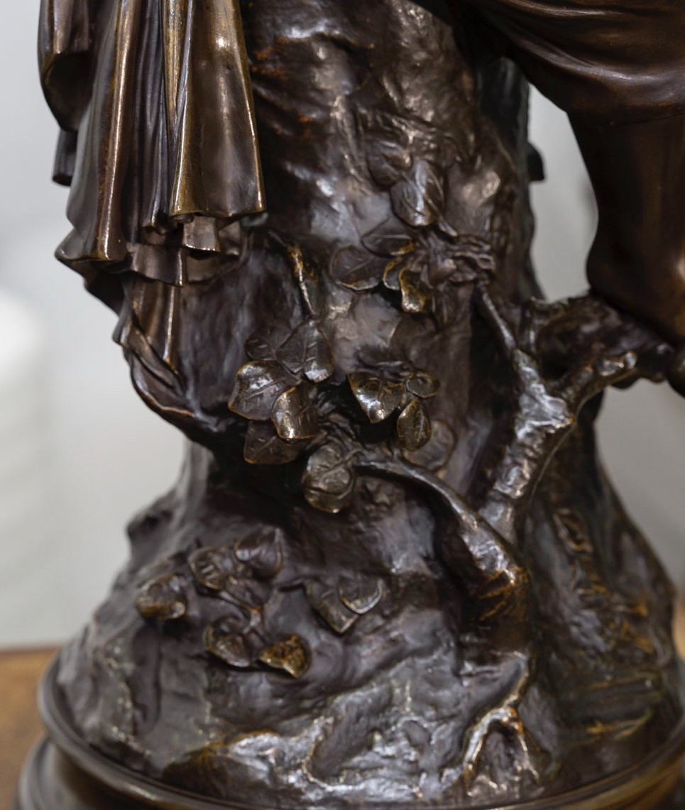 Sculpture - Sleep , Luca Madrassi (1848-1919) - Bronze-photo-3