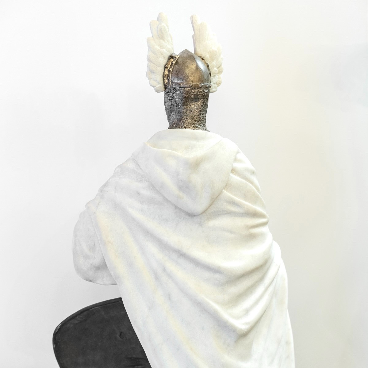 Sculpture - Lohengrin , Knight Of The Grail By Paul Philippe (1870-1930) - Bronze And Marble-photo-4