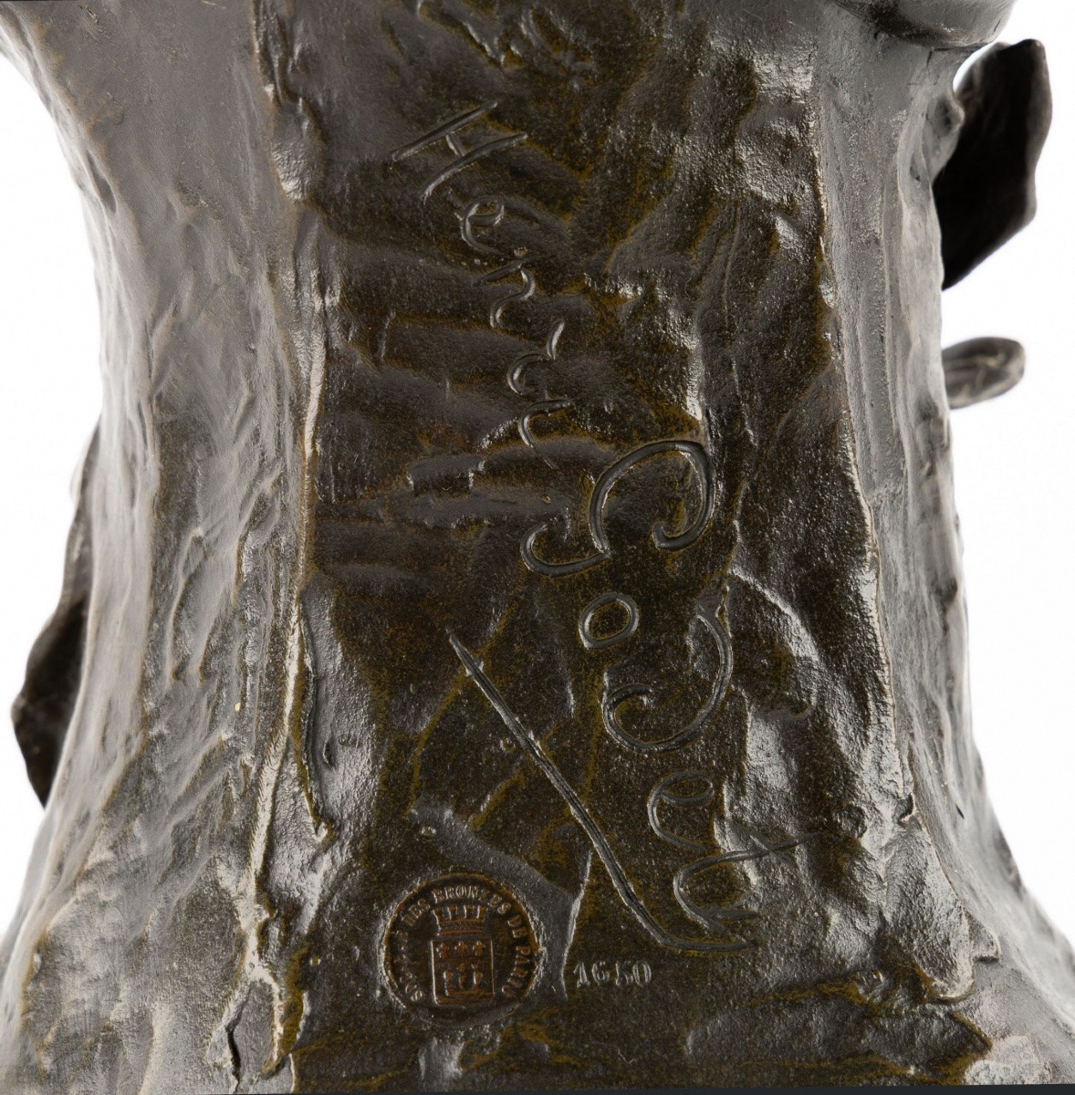 Sculpture - Poésie , Henri Godet (1863-1937) - Bronze-photo-4