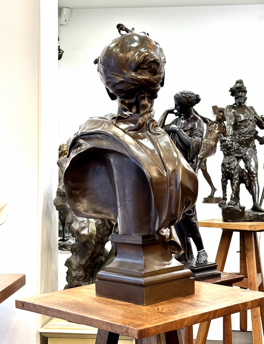 Sculpture - ÉSPÉRANCE  , Félix Pierre Richard (1848-1912) - Bronze-photo-2