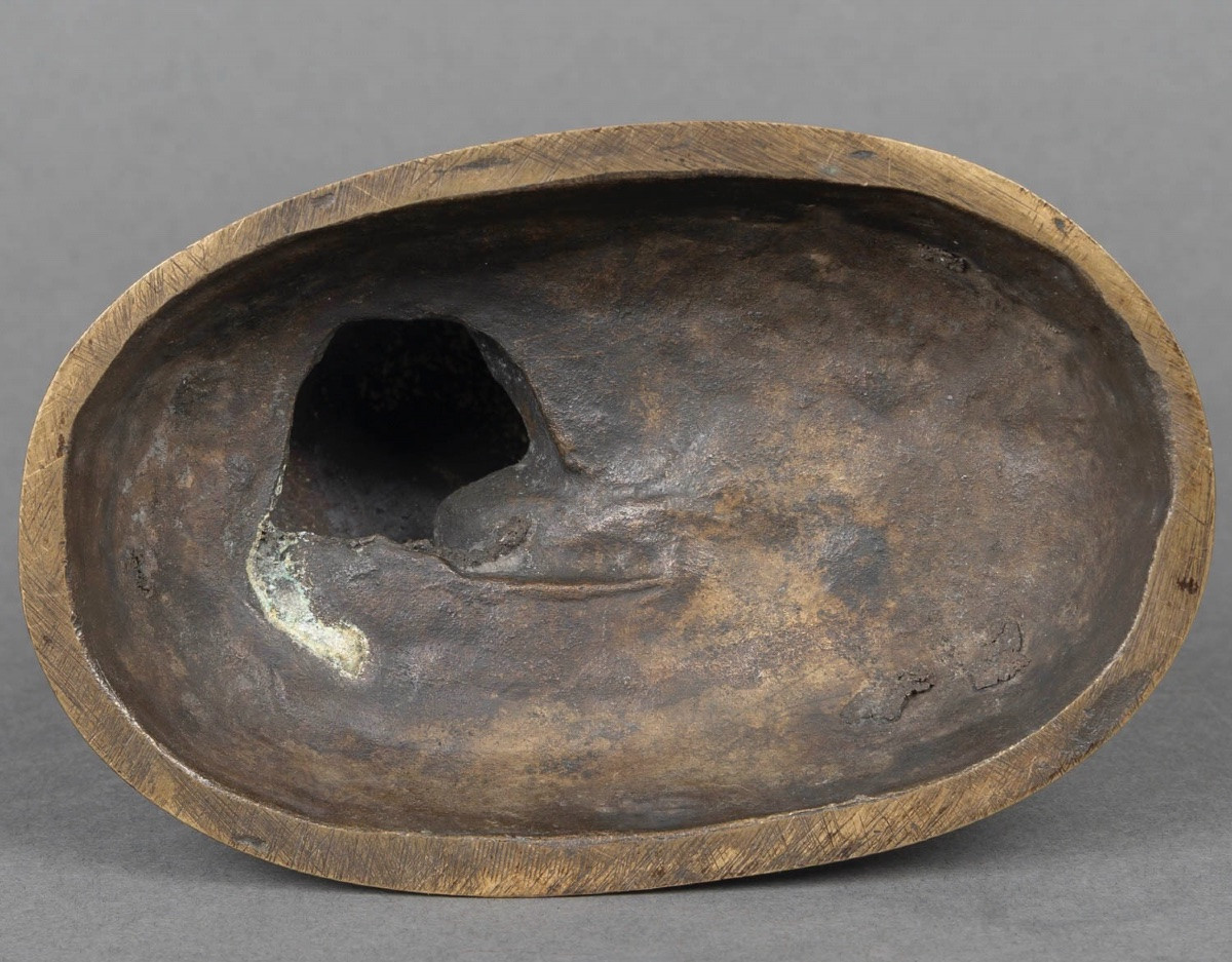 Sculpture - Seated Basset Hound (ravageot) , Emmanuel Fremiet (1824-1910) - Bronze-photo-8