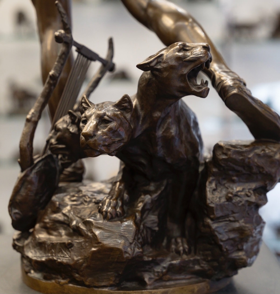 Sculpture - Orpheus In The Underworld, Charles Raoul Verlet (1857-1923), F Barbedienne - Bronze-photo-1