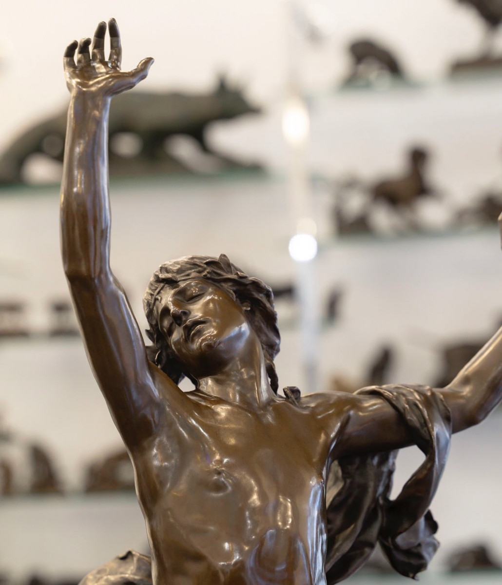 Sculpture - Orpheus In The Underworld, Charles Raoul Verlet (1857-1923), F Barbedienne - Bronze-photo-5