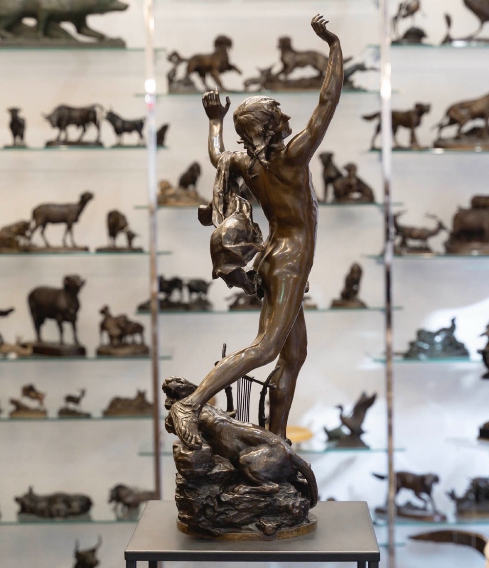 Sculpture - Orpheus In The Underworld, Charles Raoul Verlet (1857-1923), F Barbedienne - Bronze-photo-4