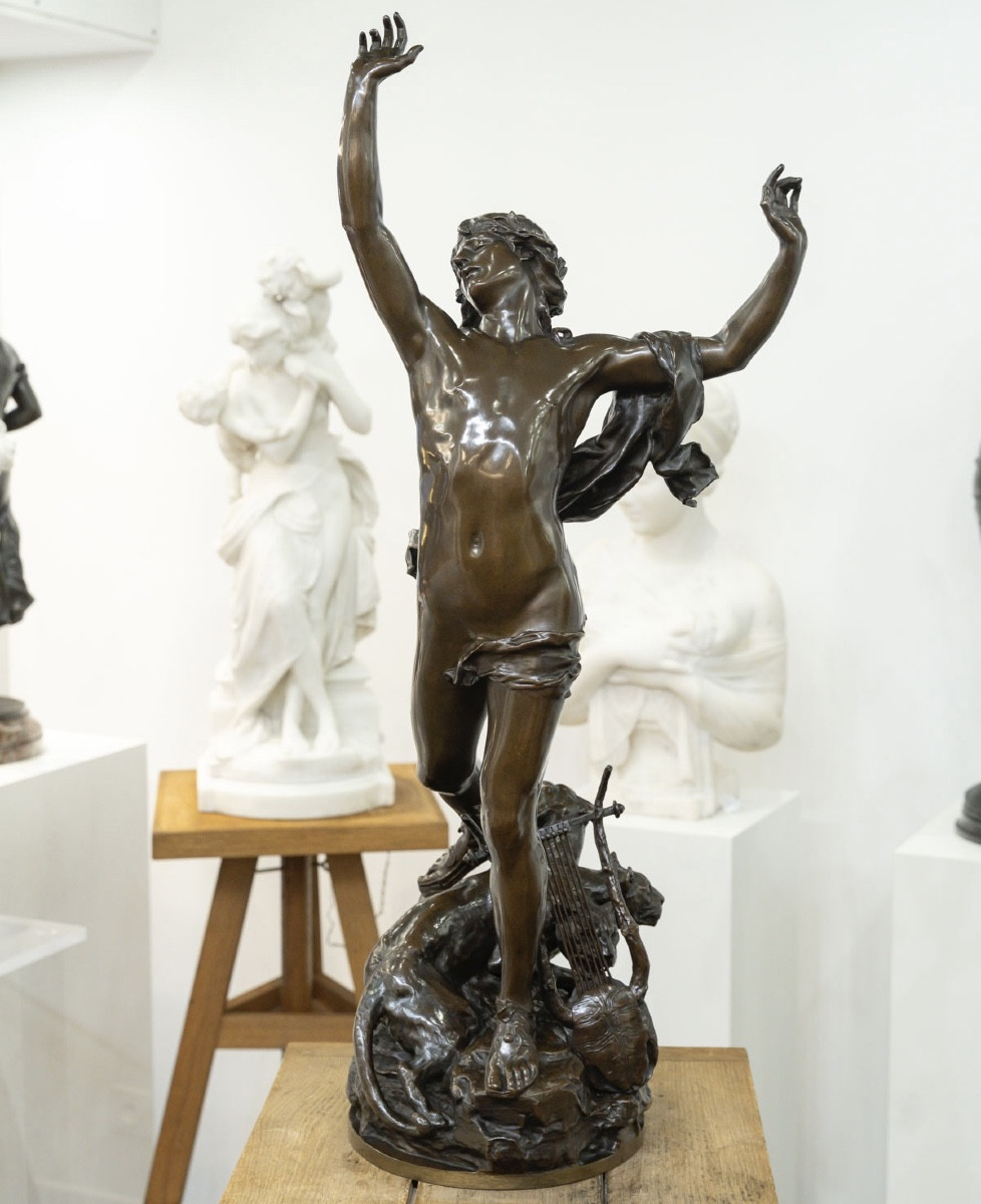 Sculpture - Orpheus In The Underworld, Charles Raoul Verlet (1857-1923), F Barbedienne - Bronze