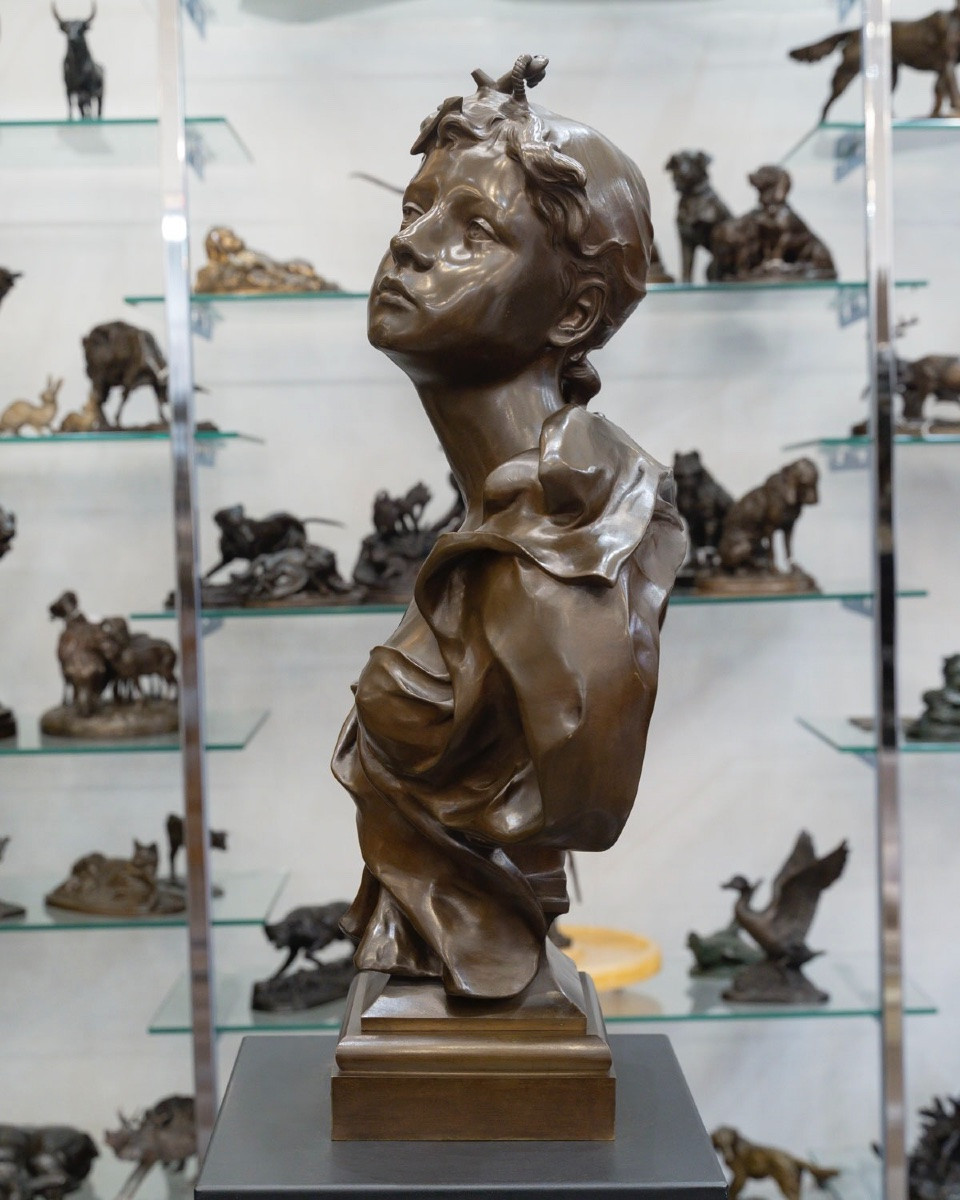 Sculpture - Éspérance , Félix Pierre Richard (1848-1912) - Bronze-photo-3