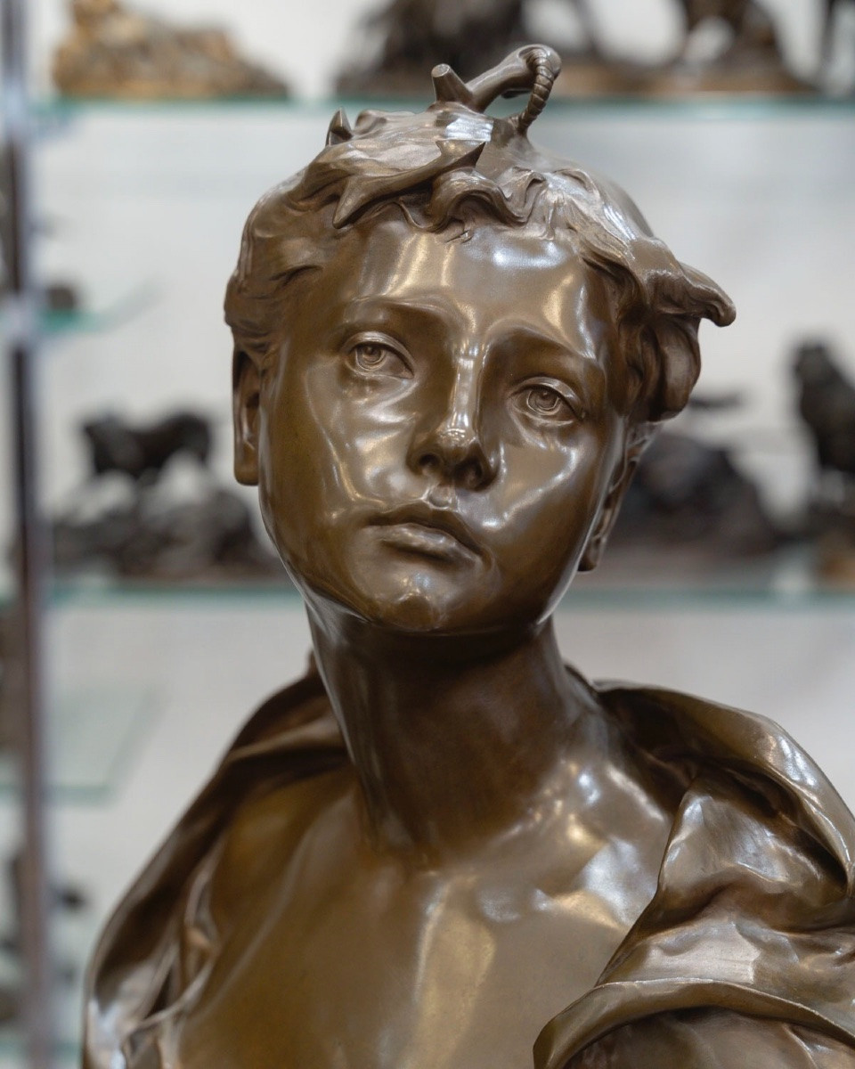 Sculpture - Éspérance , Félix Pierre Richard (1848-1912) - Bronze-photo-4