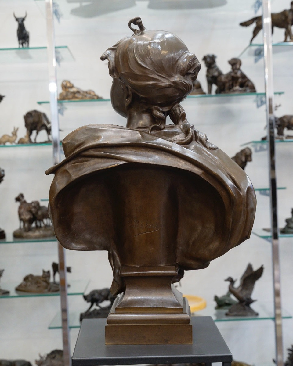 Sculpture - Éspérance , Félix Pierre Richard (1848-1912) - Bronze-photo-1