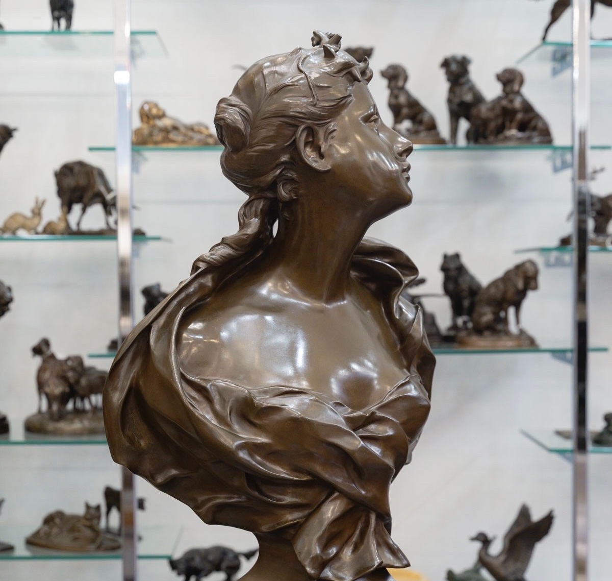 Sculpture - Éspérance , Félix Pierre Richard (1848-1912) - Bronze-photo-4