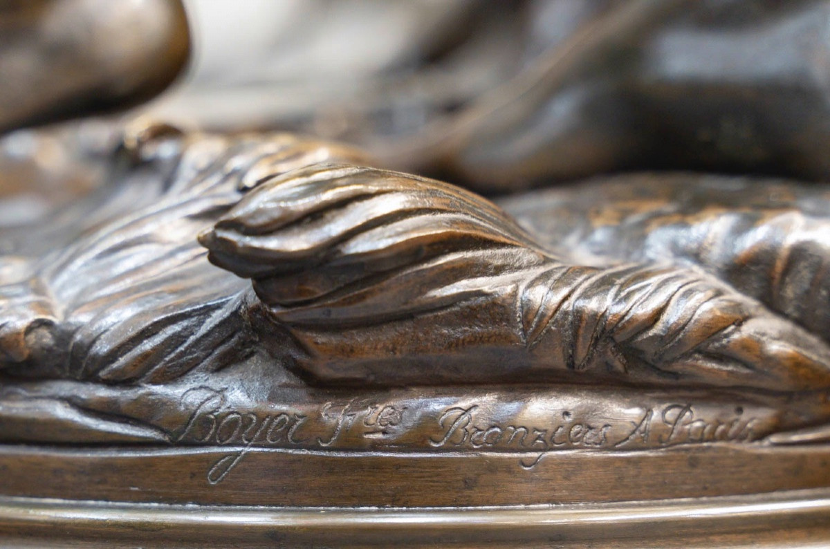 Sculpture - Allégorie De La Séduction , Jean Louis Grégoire (1840-1890) - Bronze -photo-6