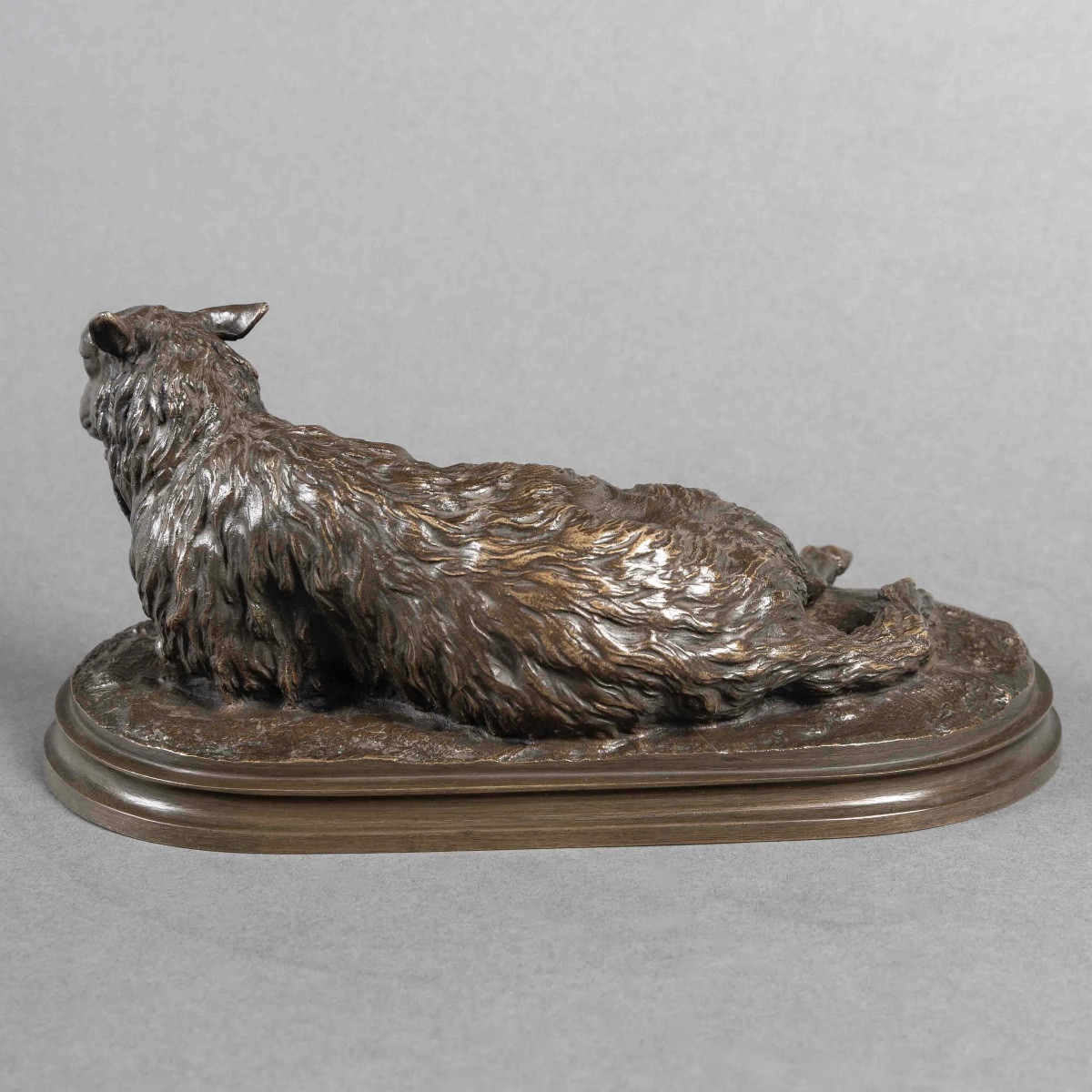 Sculpture - Reclining Sheep , Rosa Bonheur (1822-1899) - Bronze-photo-4