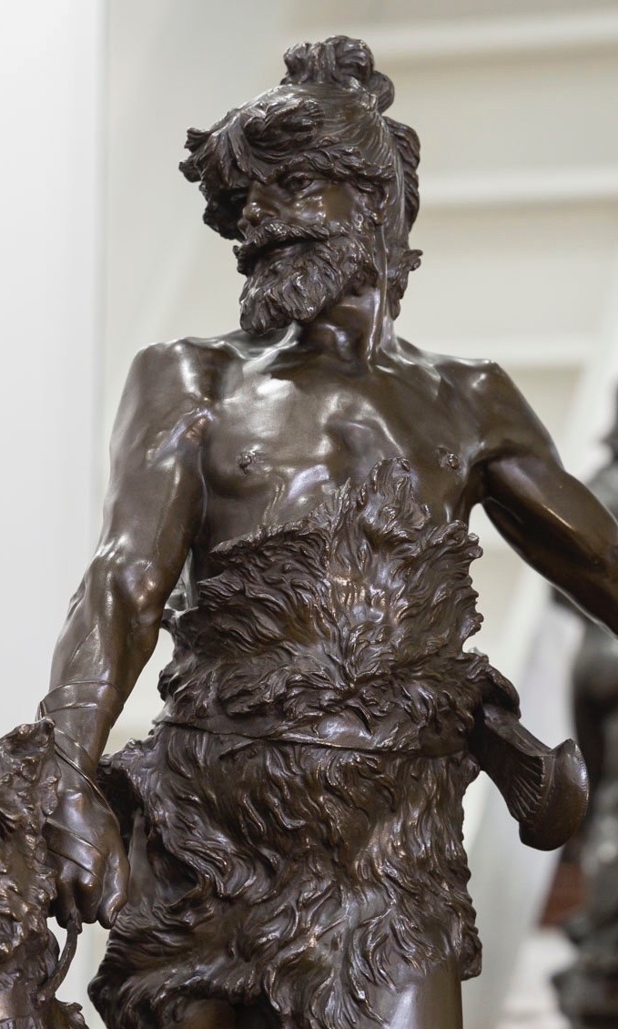 Sculpture - Le Chasseur Gaulois , Marcel Debut (1865-1933) - Bronze-photo-3