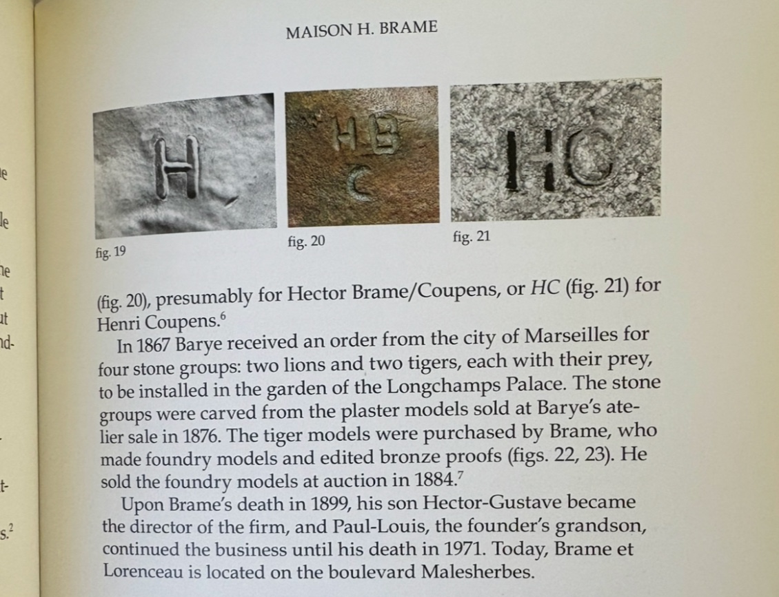Sculpture - Tigre Dévorant Un Gavial , Antoine - Louis Barye (1795-1875) - Bronze-photo-8