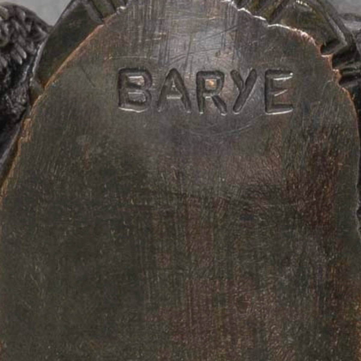 Sculpture - Tortue N°2 , Antoine-Louis Barye (1795-1875) - Bronze -photo-3