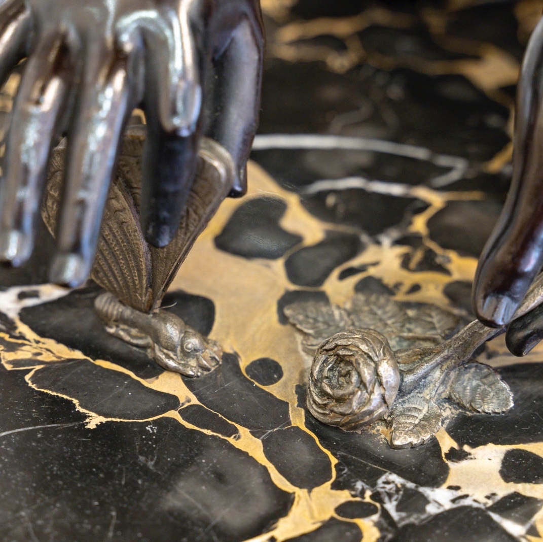 Sculpture - L' Amour Saisissant Un Papillon , Antoine Denis Chaudet (1763-1810) - Bronze -photo-4