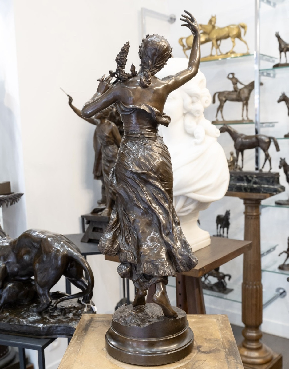 Sculpture - The Lilacs , Henri Louis Levasseur (1853-1934) - Bronze-photo-4
