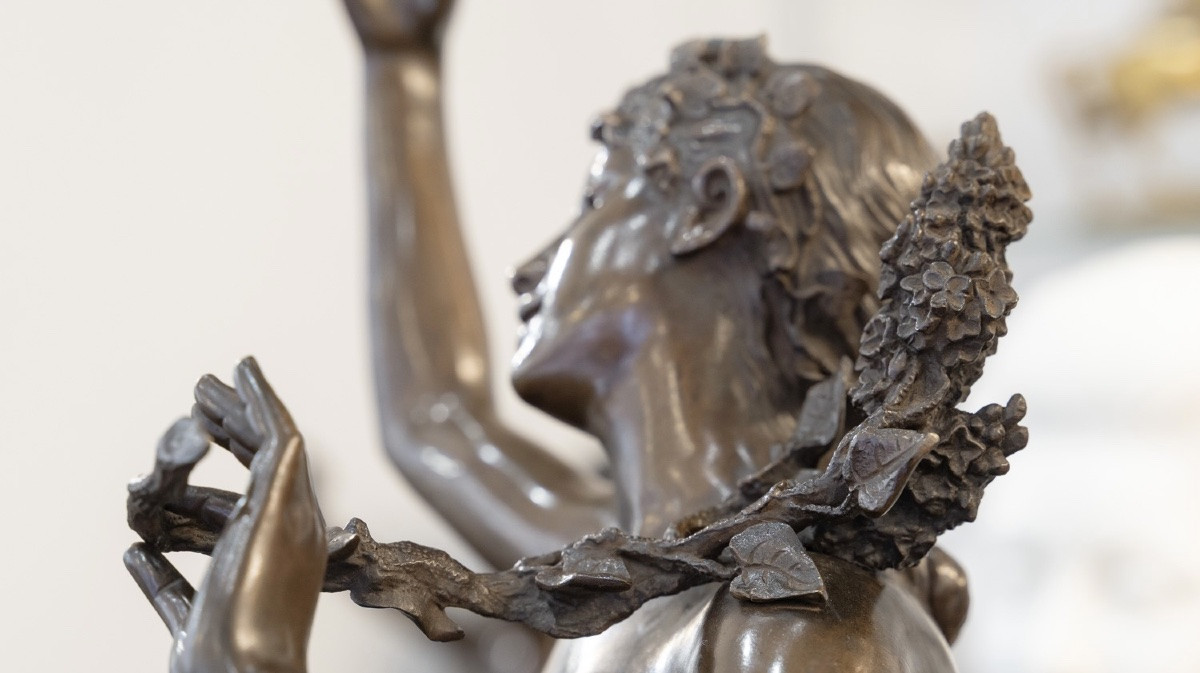 Sculpture - The Lilacs , Henri Louis Levasseur (1853-1934) - Bronze-photo-2