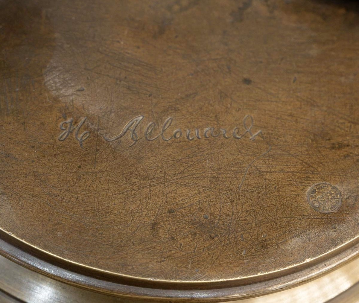 Sculpture - Colombine , Henri Emile Allouard (1844 - 1929) - Bronze-photo-7