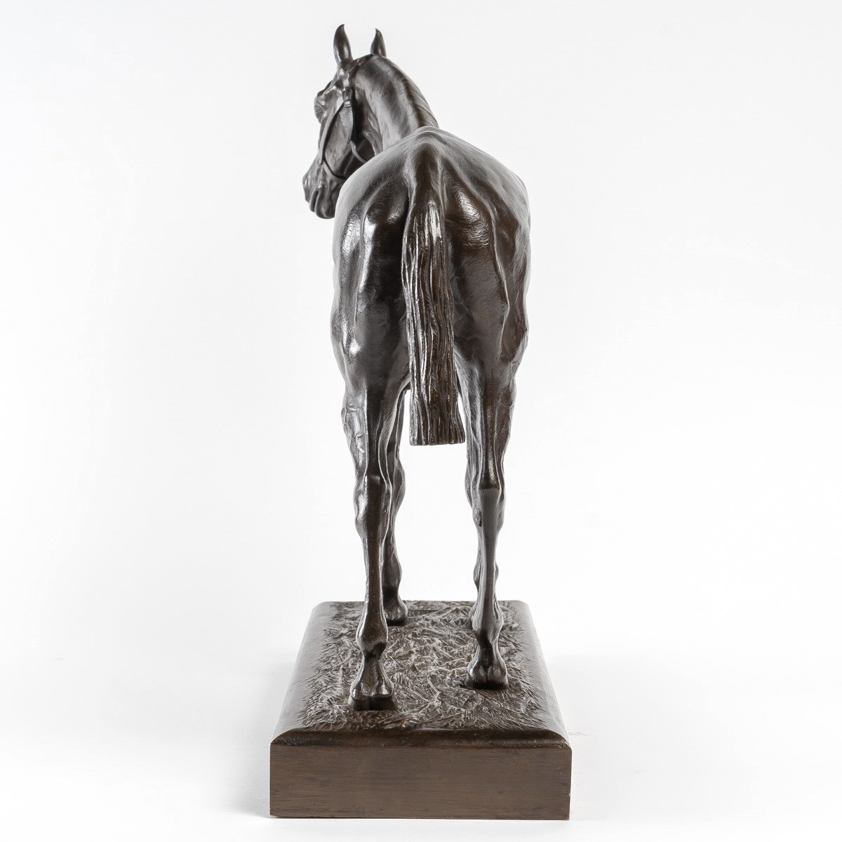 Sculpture - Cheval De Course , Henri De Vains (1851 - 1909) - Bronze-photo-2