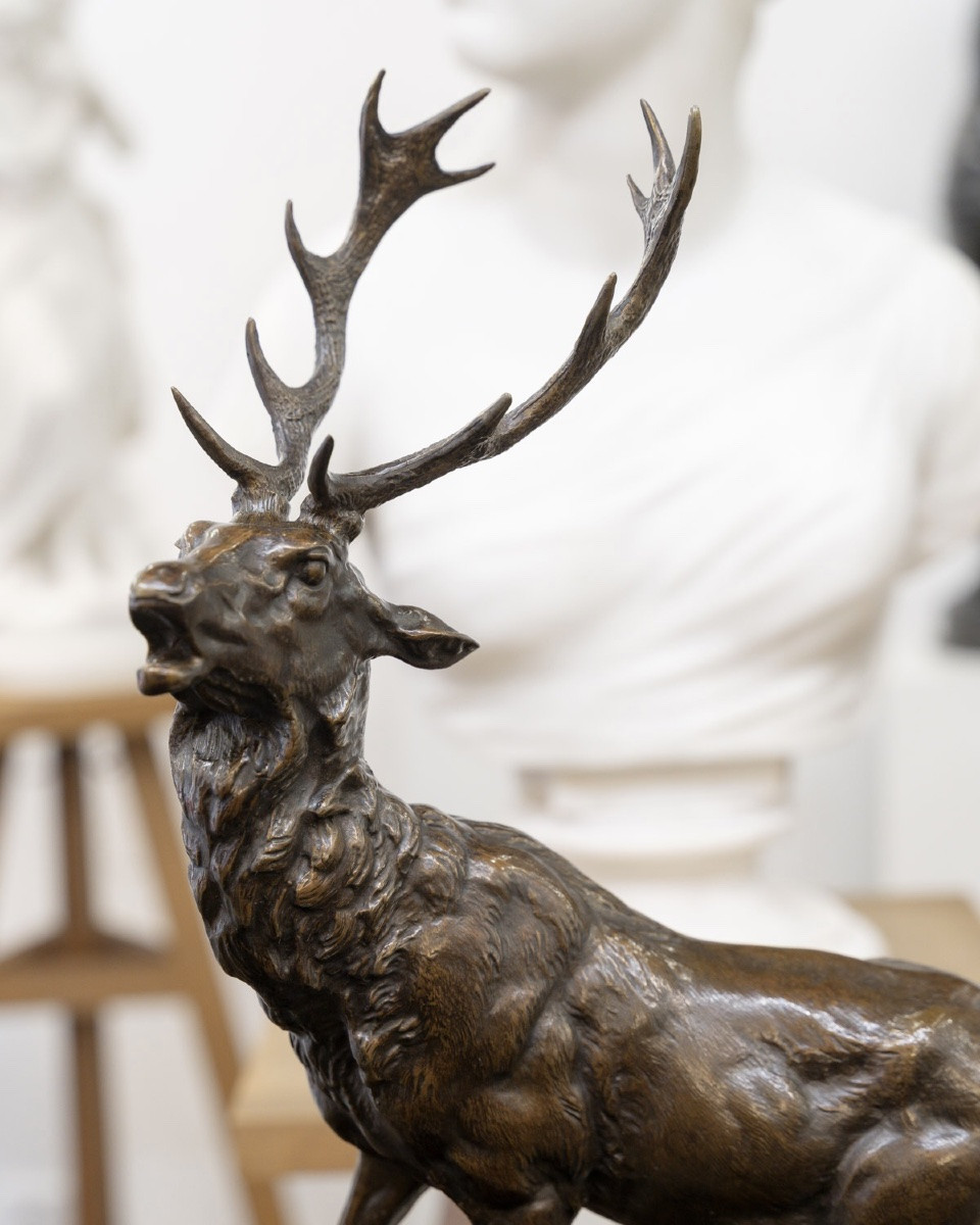 Deer Family, Hippolyte Heizler (1828-1871) & Charles Valton (1851-1918)-photo-5