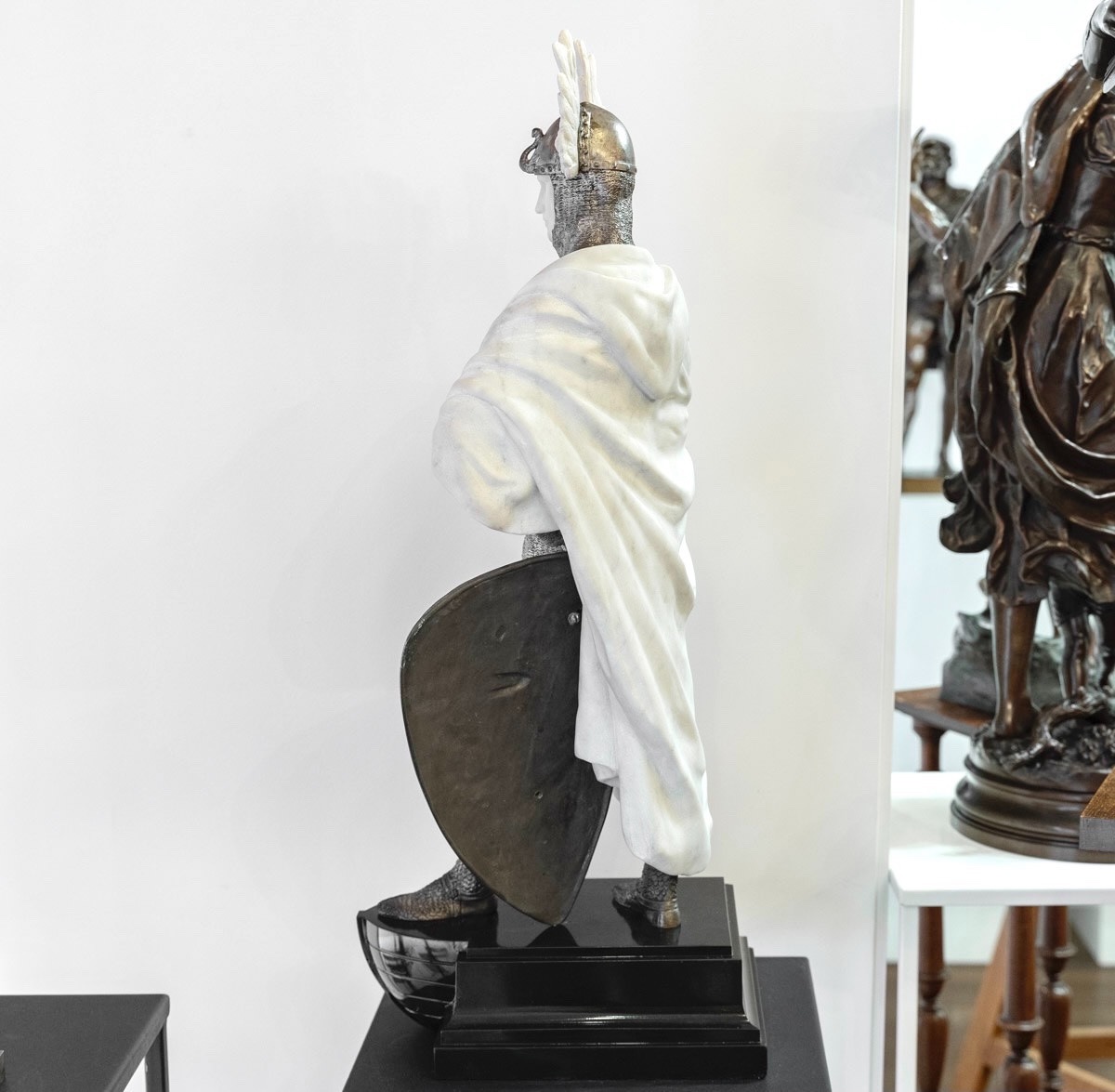 SCULPTURE - LOHENGRIN , CHEVALIER DU GRAAL PAR PAUL PHILIPPE (1870-1930) -photo-2